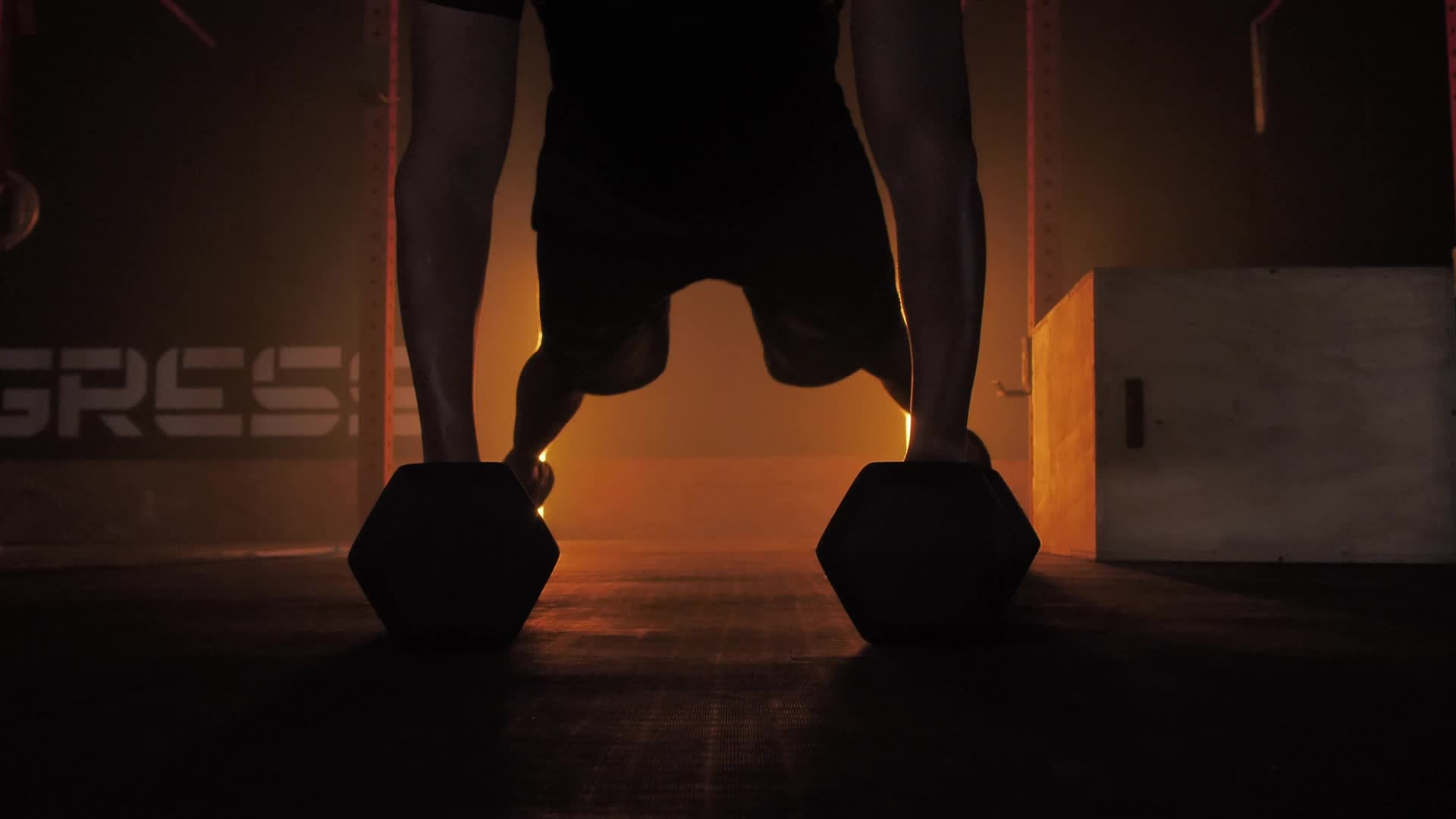 Atleta entrenant